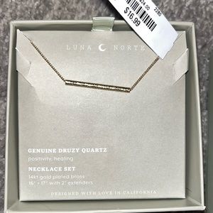 14kt gold plated brass necklace